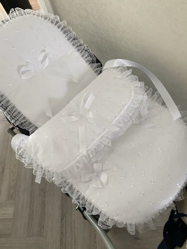 Dolls white small pram - pram, set