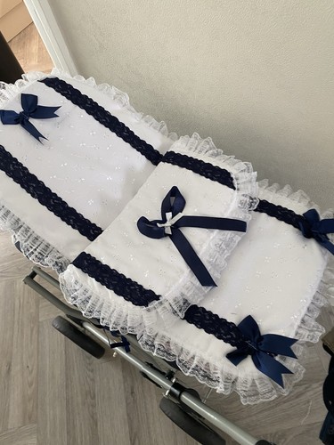 Dolls white and navy small - navy,