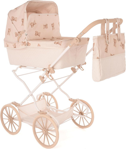 Roma teddy reborn - reborn, pram