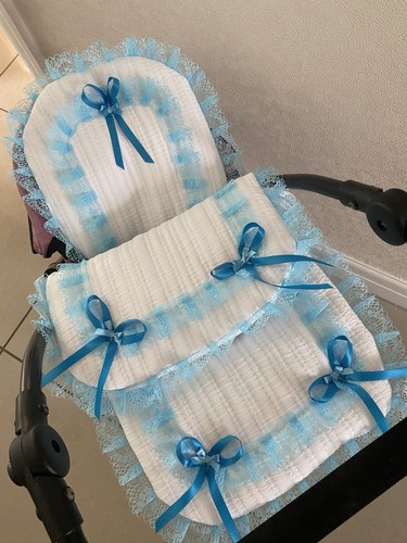 White and turquoise - and, small