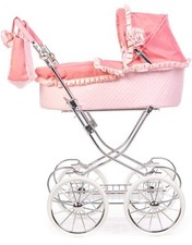 Spanish Style Dolls Pram Pink