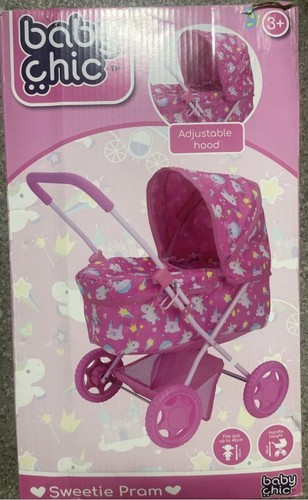 Baby chic sweetie dolls pram - dolls,