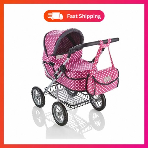 Deluxe collapsible doll pram - deluxe,