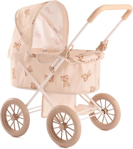 Roma teddy first dolls pram - teddy,