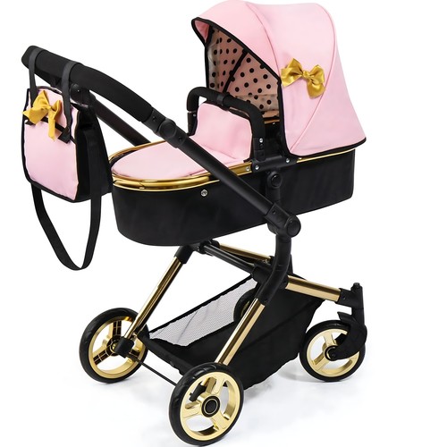 Doll pram pink gold - pink, bayer