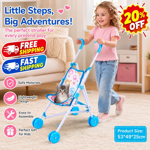Baby doll umbrella stroller - doll,