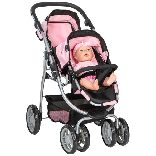 Silver cross dolls twin - silver, wave