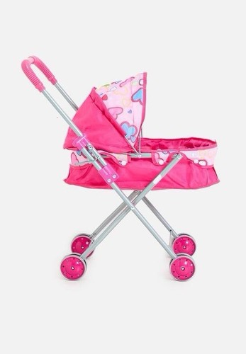 Pink toy doll pram - toy,