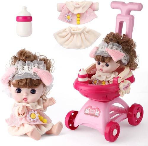 Girl toy doll stroller - toy, stroller，kids