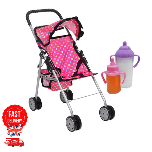 Bargain doll stroller with - doll,