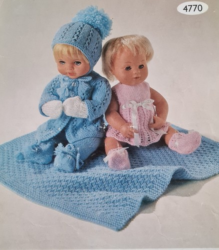 Vintage knitting pattern for - ,