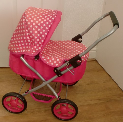Pink white spotted dolls - pink, &